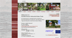 Desktop Screenshot of kuenstlermuseumheikendorf.de